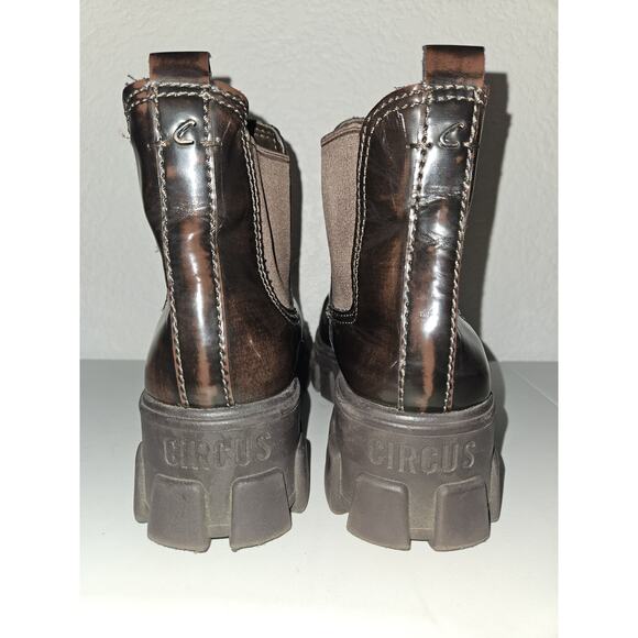Circus Ny (Sam Edelman) Danielle Brown Boots Size 8 (Emo Style) Chelsea - Picture 7 of 11